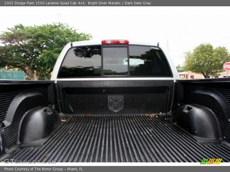 Bright Silver Metallic / Dark Slate Gray 2003 Dodge Ram 1500 Laramie Quad Cab 4x4