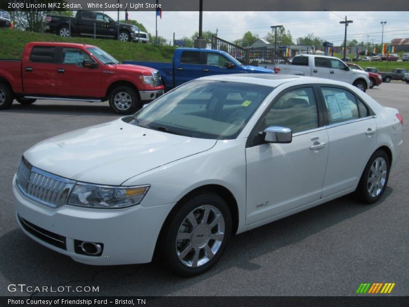 White Suede / Light Stone 2008 Lincoln MKZ Sedan