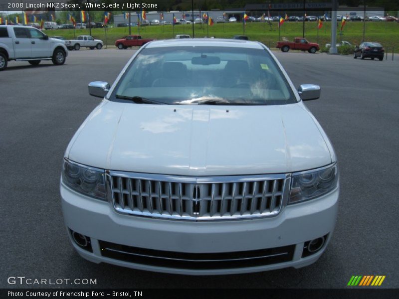 White Suede / Light Stone 2008 Lincoln MKZ Sedan