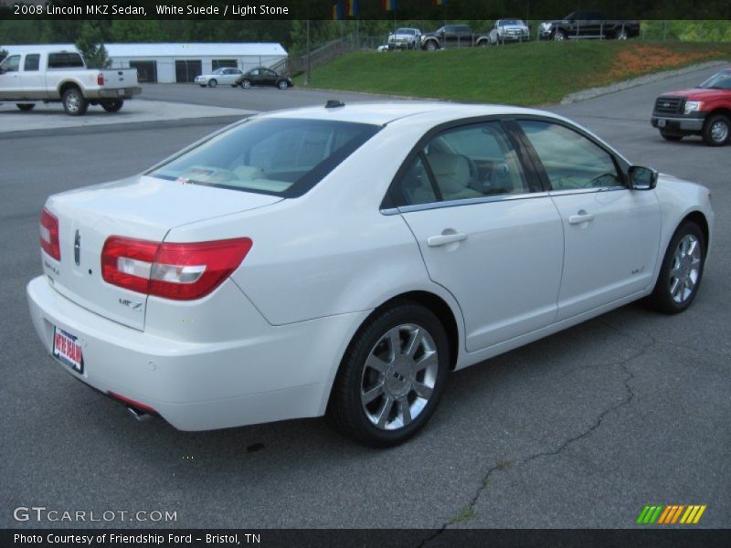 White Suede / Light Stone 2008 Lincoln MKZ Sedan