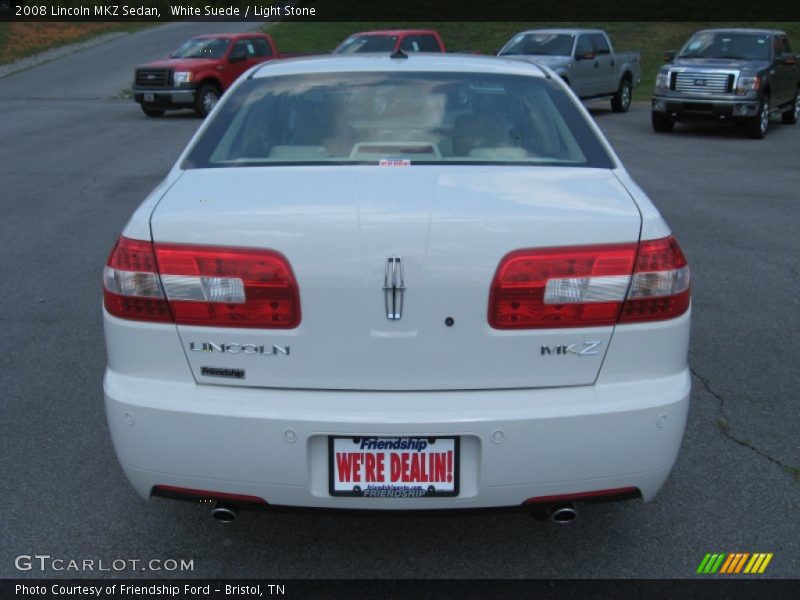 White Suede / Light Stone 2008 Lincoln MKZ Sedan