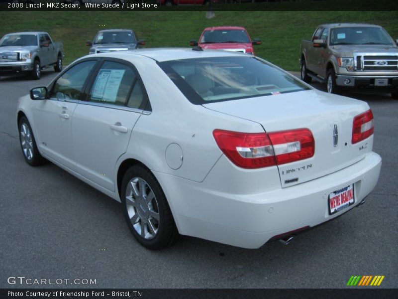 White Suede / Light Stone 2008 Lincoln MKZ Sedan