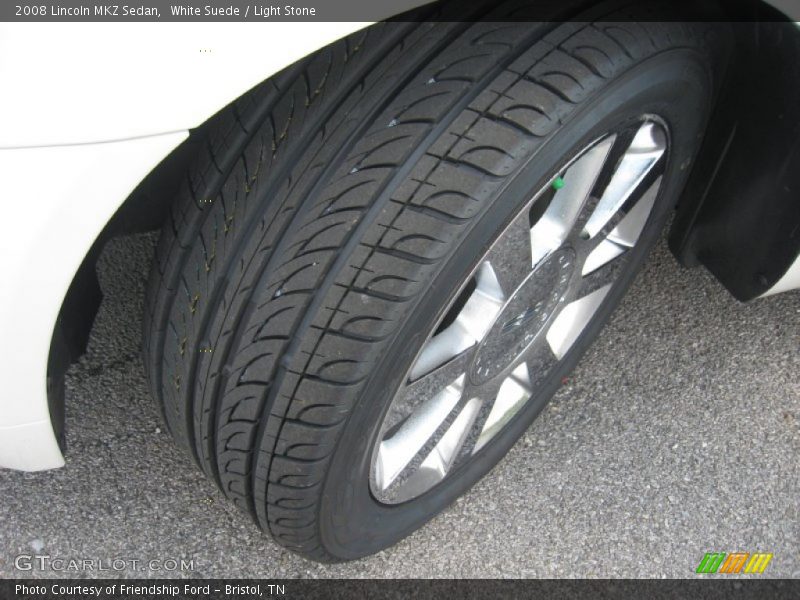 White Suede / Light Stone 2008 Lincoln MKZ Sedan