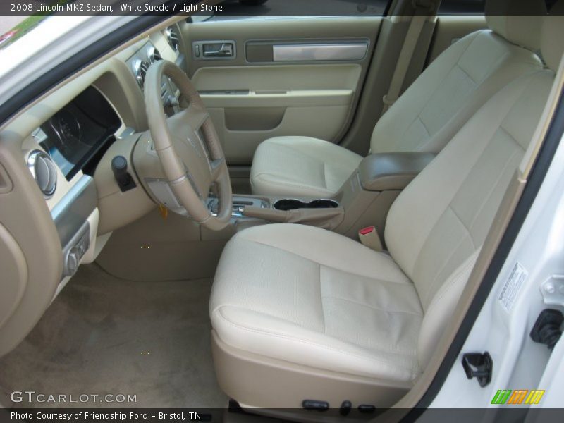 White Suede / Light Stone 2008 Lincoln MKZ Sedan