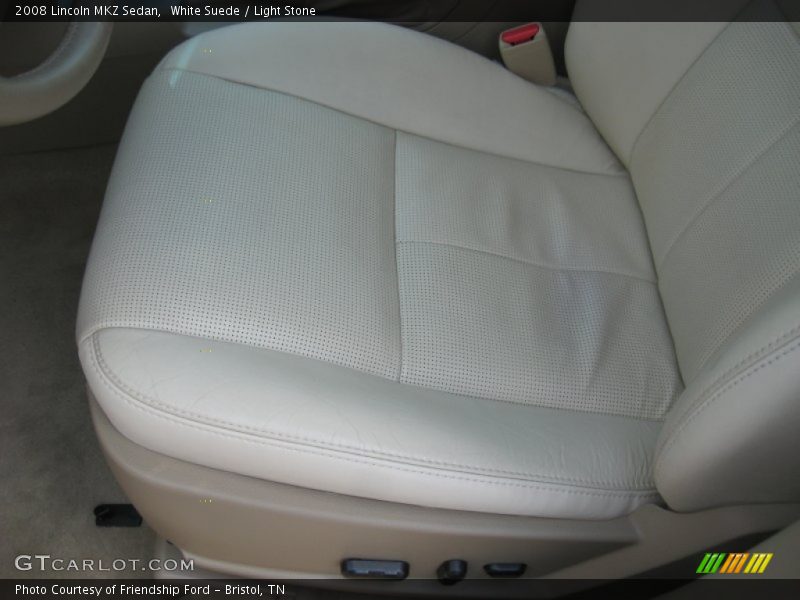 White Suede / Light Stone 2008 Lincoln MKZ Sedan