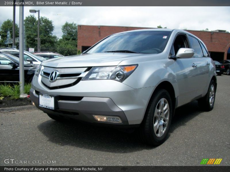 Billet Silver Metallic / Ebony 2009 Acura MDX