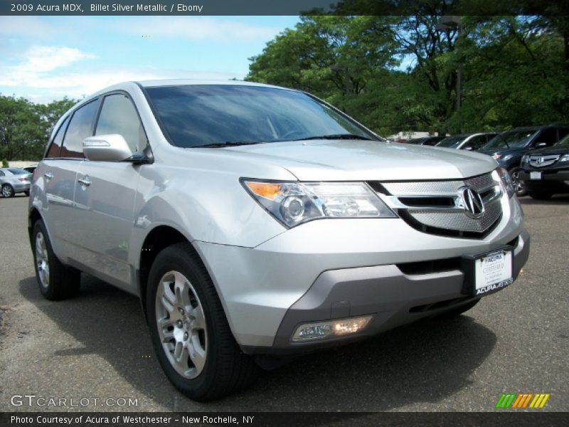 Billet Silver Metallic / Ebony 2009 Acura MDX
