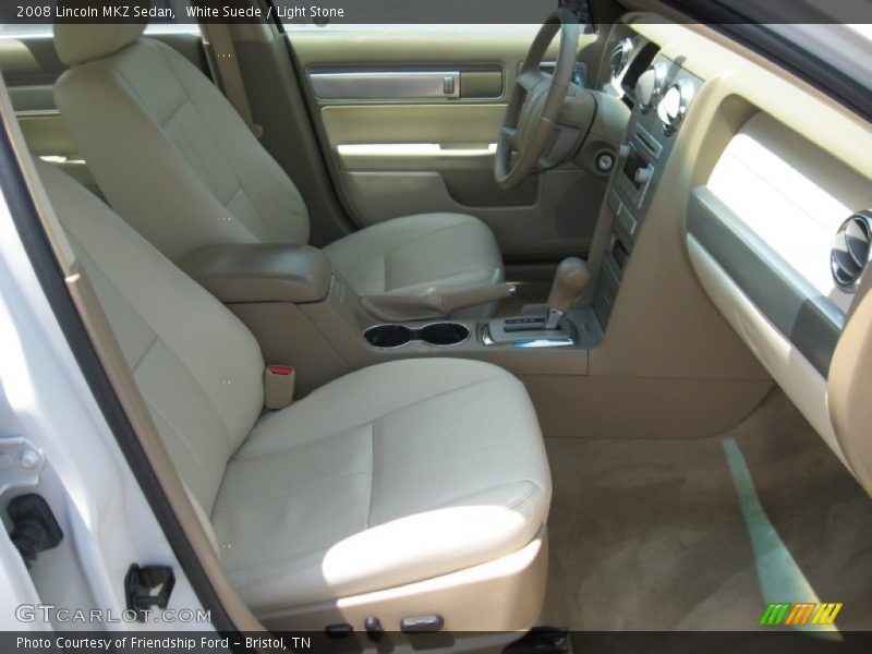 White Suede / Light Stone 2008 Lincoln MKZ Sedan