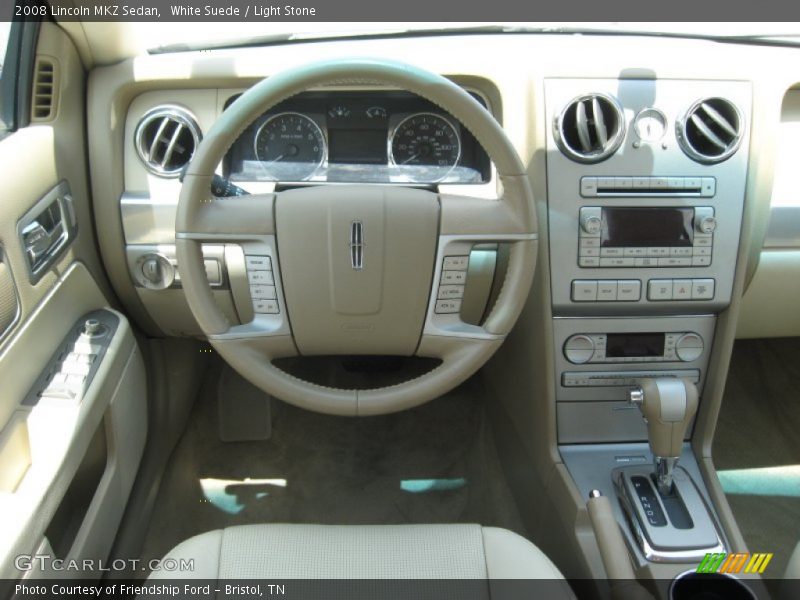 White Suede / Light Stone 2008 Lincoln MKZ Sedan