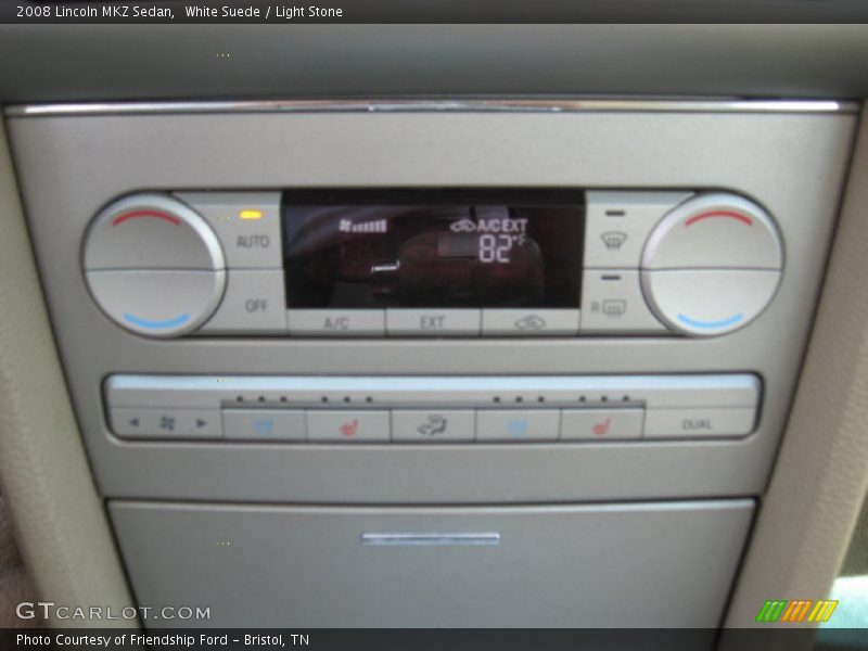 White Suede / Light Stone 2008 Lincoln MKZ Sedan