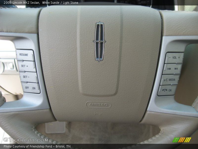 White Suede / Light Stone 2008 Lincoln MKZ Sedan