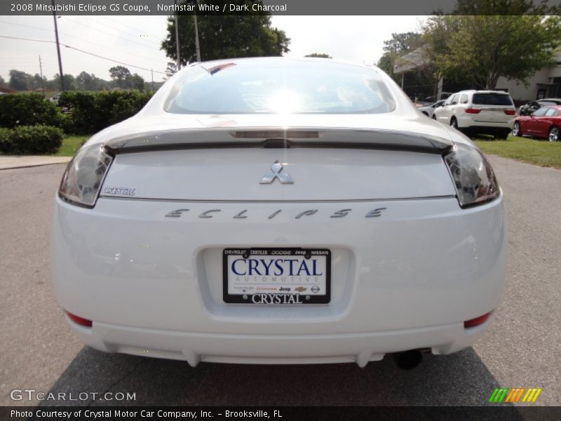 Northstar White / Dark Charcoal 2008 Mitsubishi Eclipse GS Coupe