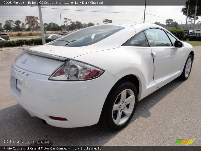 Northstar White / Dark Charcoal 2008 Mitsubishi Eclipse GS Coupe