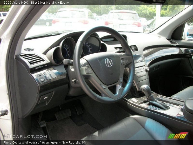 Billet Silver Metallic / Ebony 2009 Acura MDX