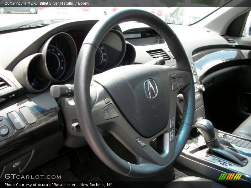 Billet Silver Metallic / Ebony 2009 Acura MDX