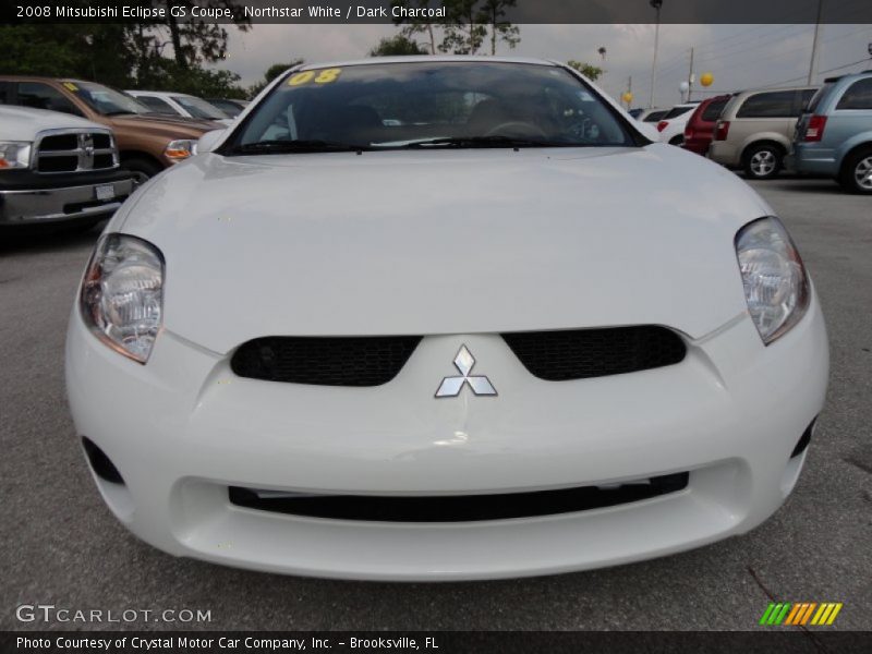 Northstar White / Dark Charcoal 2008 Mitsubishi Eclipse GS Coupe