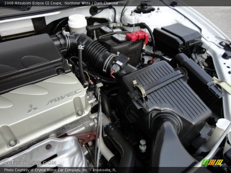 Northstar White / Dark Charcoal 2008 Mitsubishi Eclipse GS Coupe