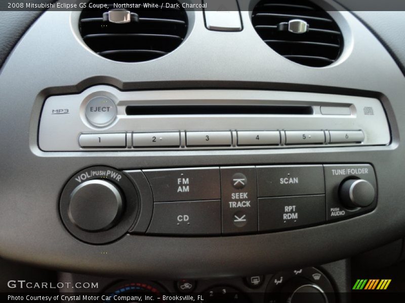 Northstar White / Dark Charcoal 2008 Mitsubishi Eclipse GS Coupe