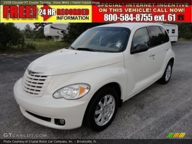 Stone White / Pastel Pebble Beige 2008 Chrysler PT Cruiser Touring