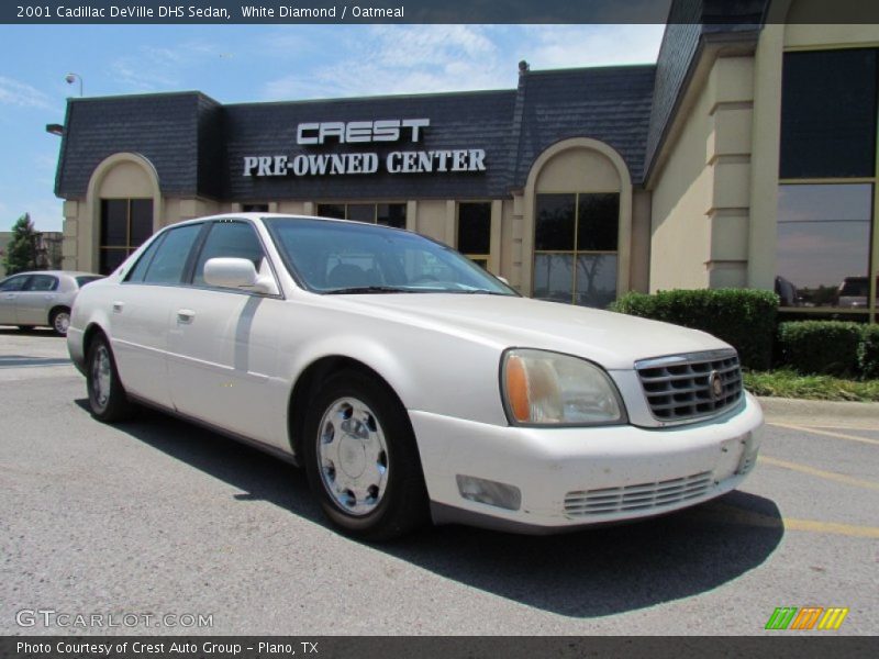 White Diamond / Oatmeal 2001 Cadillac DeVille DHS Sedan