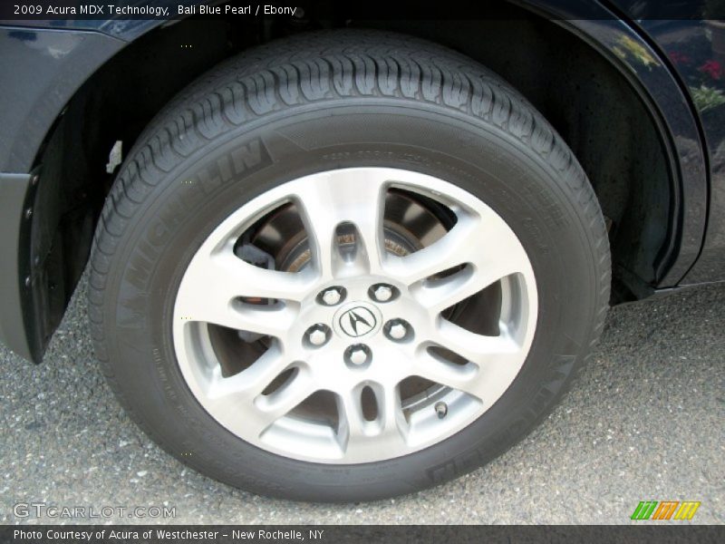 Bali Blue Pearl / Ebony 2009 Acura MDX Technology