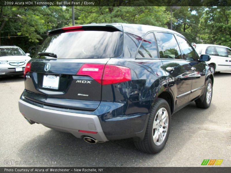 Bali Blue Pearl / Ebony 2009 Acura MDX Technology
