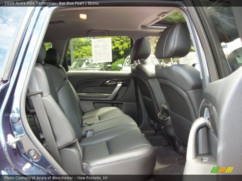 Bali Blue Pearl / Ebony 2009 Acura MDX Technology