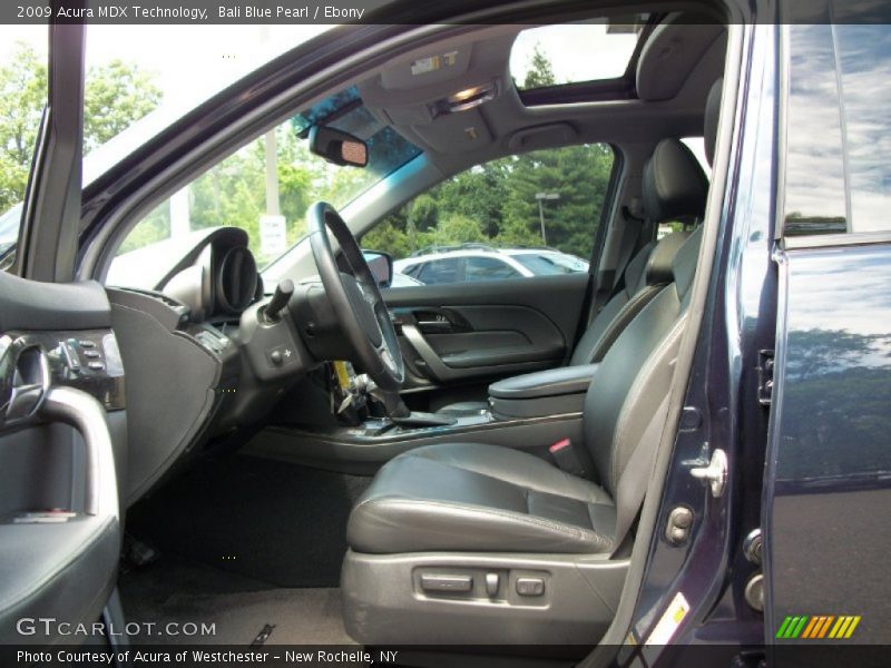 Bali Blue Pearl / Ebony 2009 Acura MDX Technology