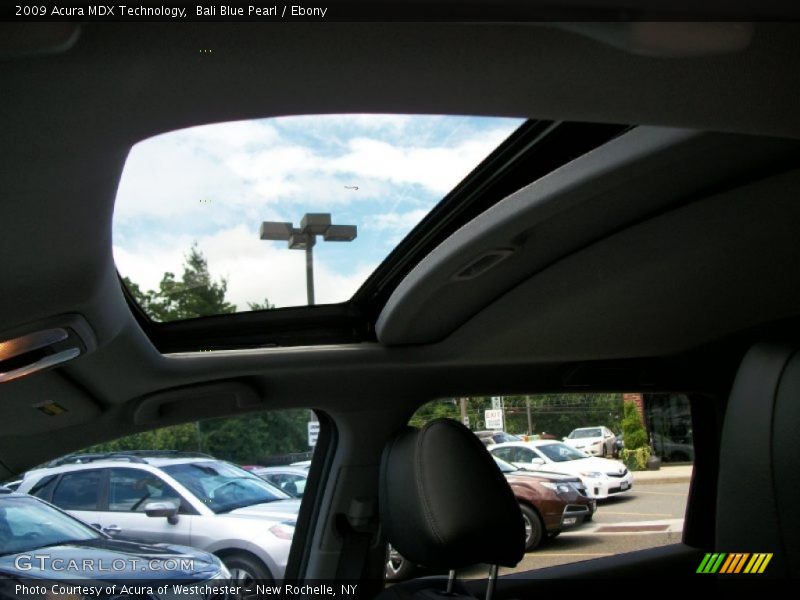 Bali Blue Pearl / Ebony 2009 Acura MDX Technology