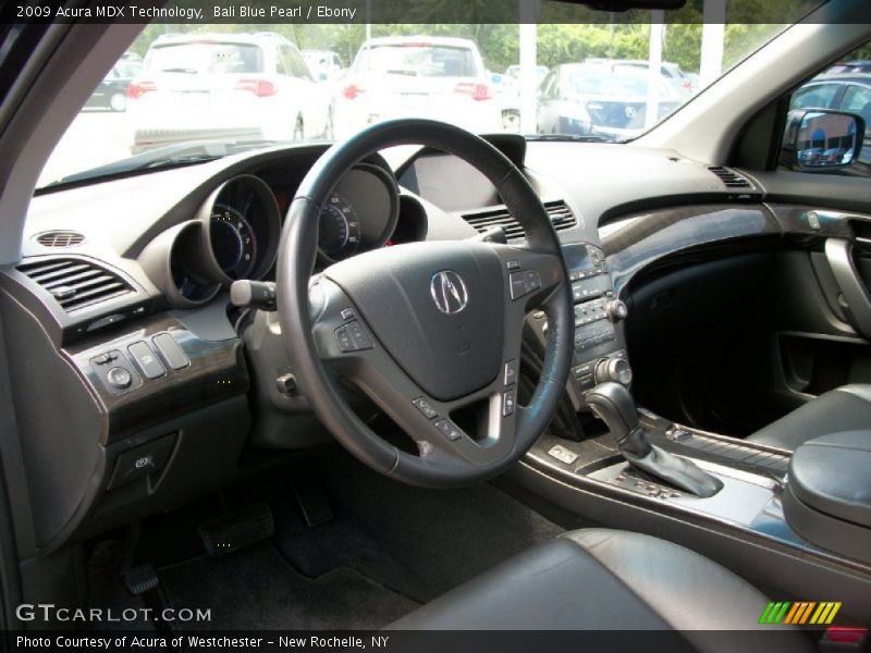 Bali Blue Pearl / Ebony 2009 Acura MDX Technology