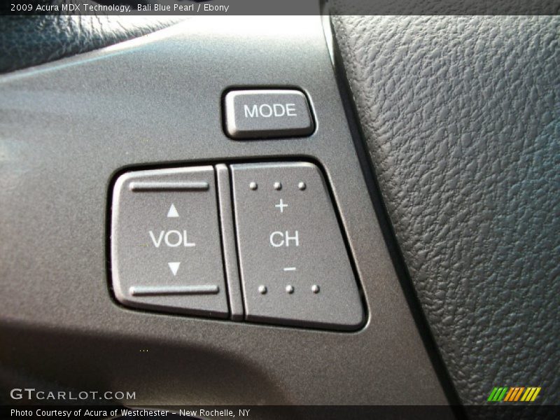 Bali Blue Pearl / Ebony 2009 Acura MDX Technology