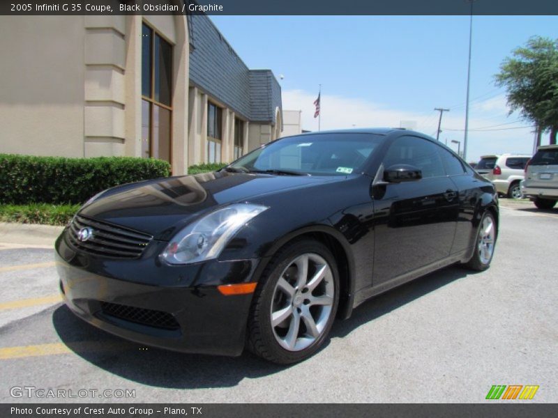 Black Obsidian / Graphite 2005 Infiniti G 35 Coupe