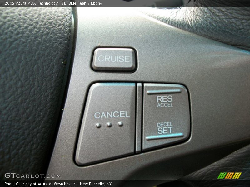 Bali Blue Pearl / Ebony 2009 Acura MDX Technology