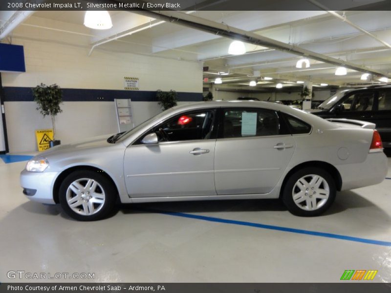 Silverstone Metallic / Ebony Black 2008 Chevrolet Impala LT