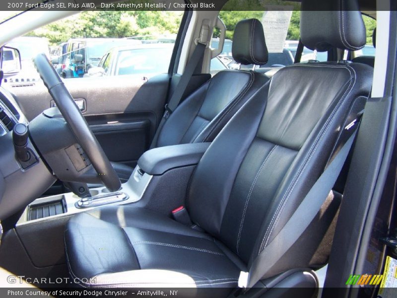 Dark Amethyst Metallic / Charcoal Black 2007 Ford Edge SEL Plus AWD