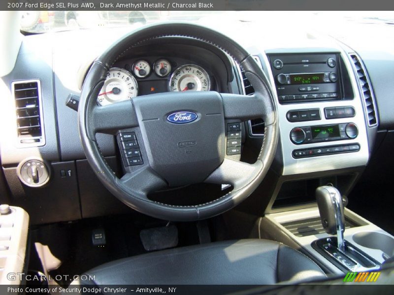 Dark Amethyst Metallic / Charcoal Black 2007 Ford Edge SEL Plus AWD