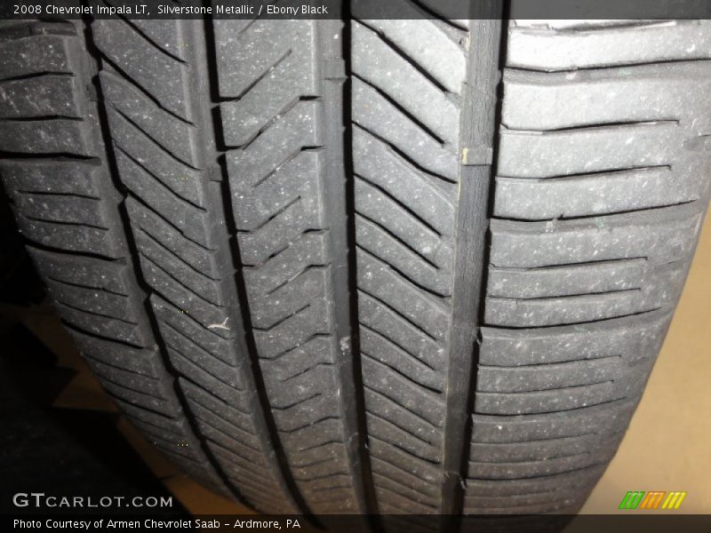Silverstone Metallic / Ebony Black 2008 Chevrolet Impala LT