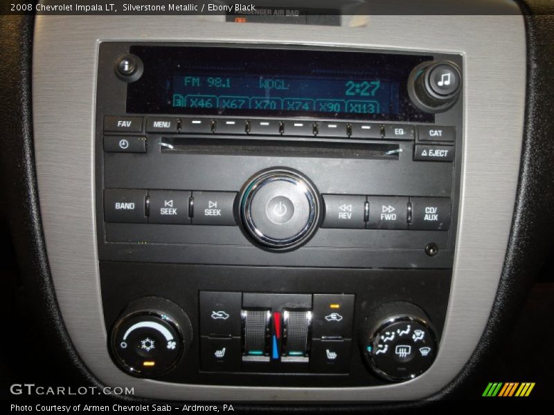 Silverstone Metallic / Ebony Black 2008 Chevrolet Impala LT