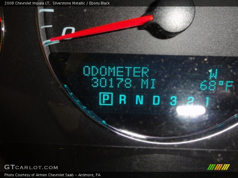 Silverstone Metallic / Ebony Black 2008 Chevrolet Impala LT