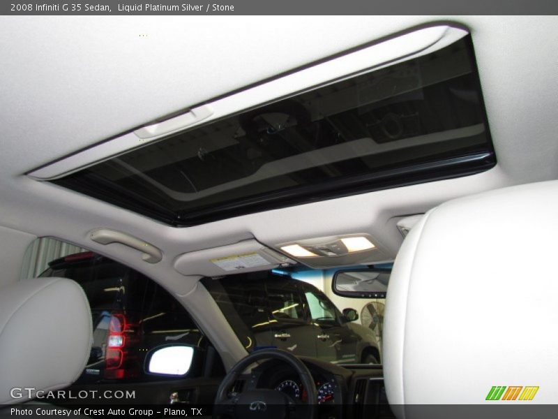 Liquid Platinum Silver / Stone 2008 Infiniti G 35 Sedan