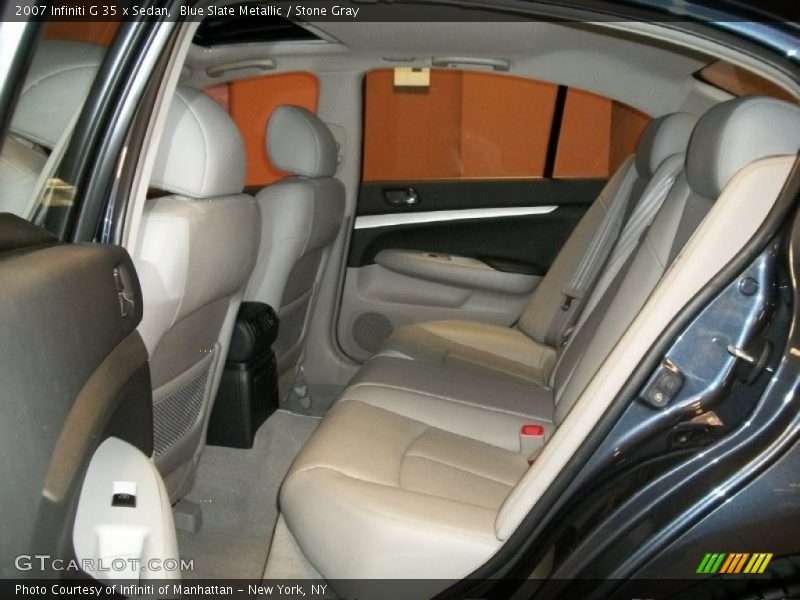 Blue Slate Metallic / Stone Gray 2007 Infiniti G 35 x Sedan