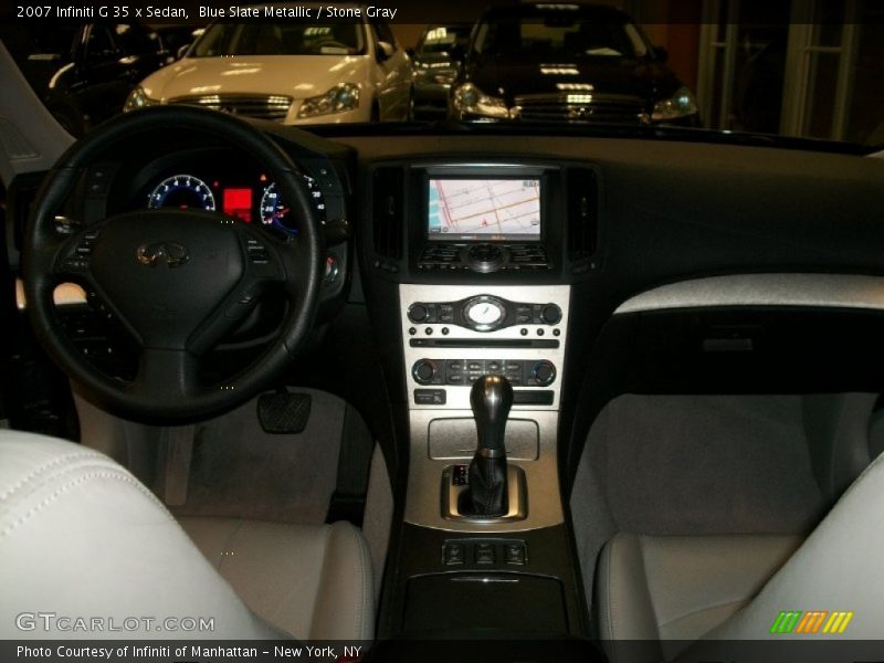 Blue Slate Metallic / Stone Gray 2007 Infiniti G 35 x Sedan