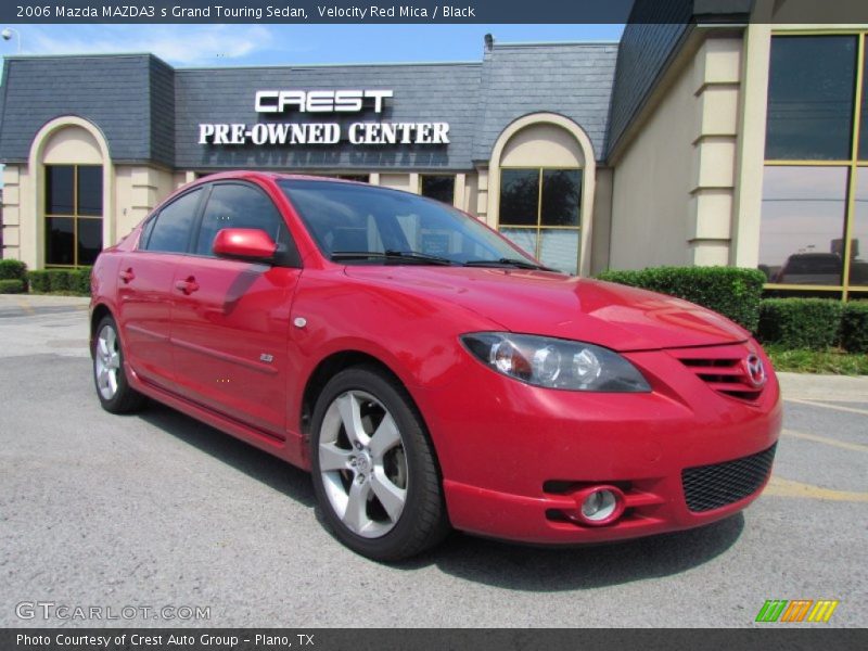 Velocity Red Mica / Black 2006 Mazda MAZDA3 s Grand Touring Sedan