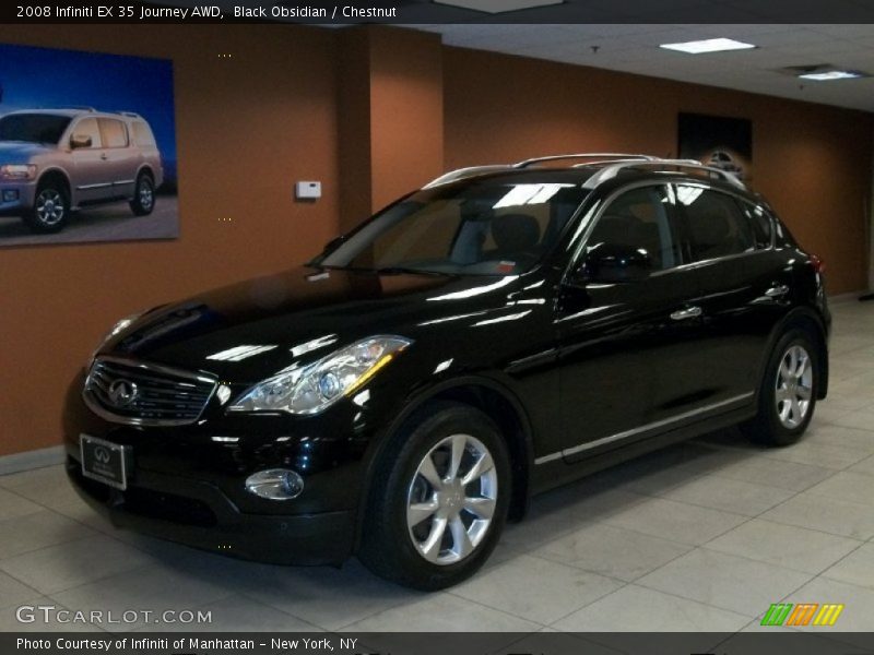 Black Obsidian / Chestnut 2008 Infiniti EX 35 Journey AWD