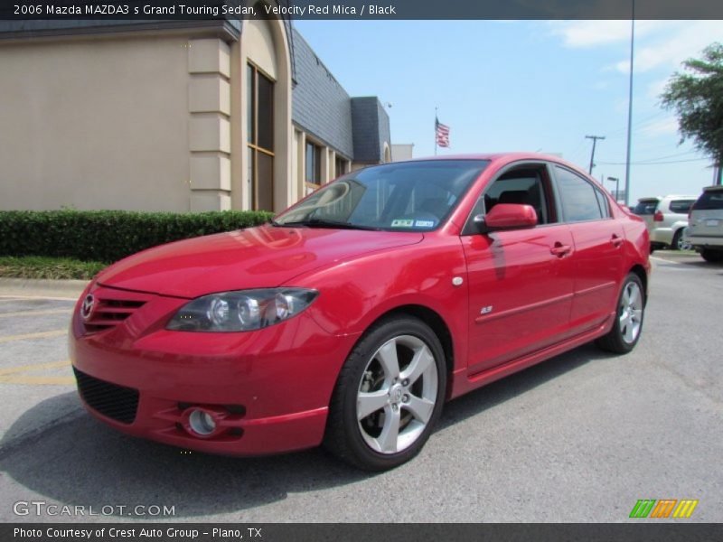 Velocity Red Mica / Black 2006 Mazda MAZDA3 s Grand Touring Sedan