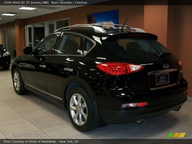 Black Obsidian / Chestnut 2008 Infiniti EX 35 Journey AWD