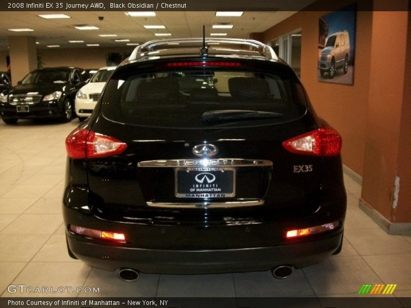Black Obsidian / Chestnut 2008 Infiniti EX 35 Journey AWD