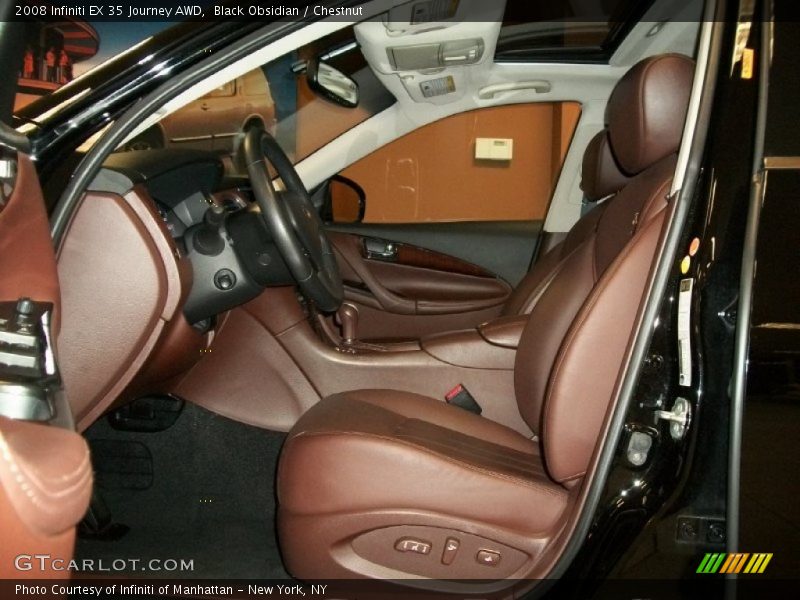  2008 EX 35 Journey AWD Chestnut Interior