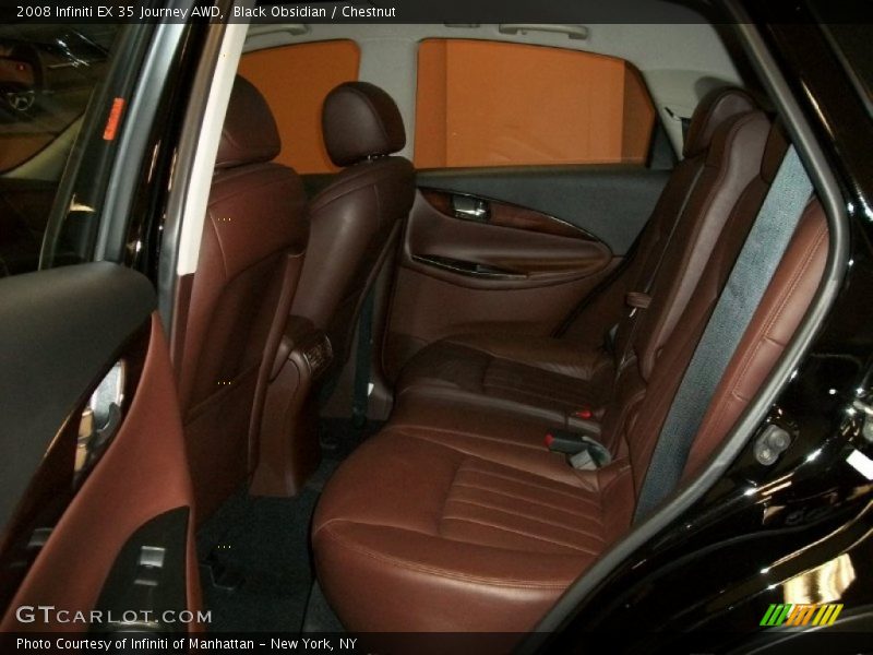  2008 EX 35 Journey AWD Chestnut Interior