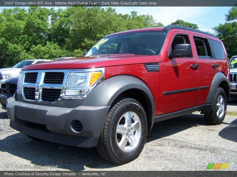 Inferno Red Crystal Pearl / Dark Slate Gray/Light Slate Gray 2007 Dodge Nitro SXT 4x4